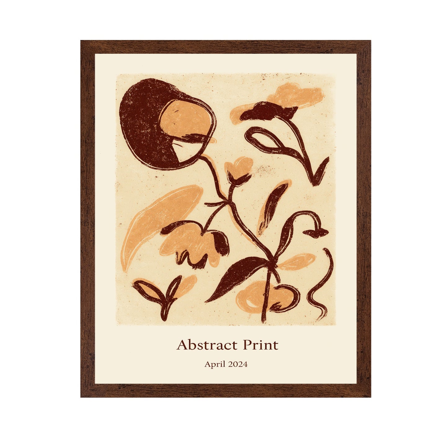 Rustic Floral Sketch No2