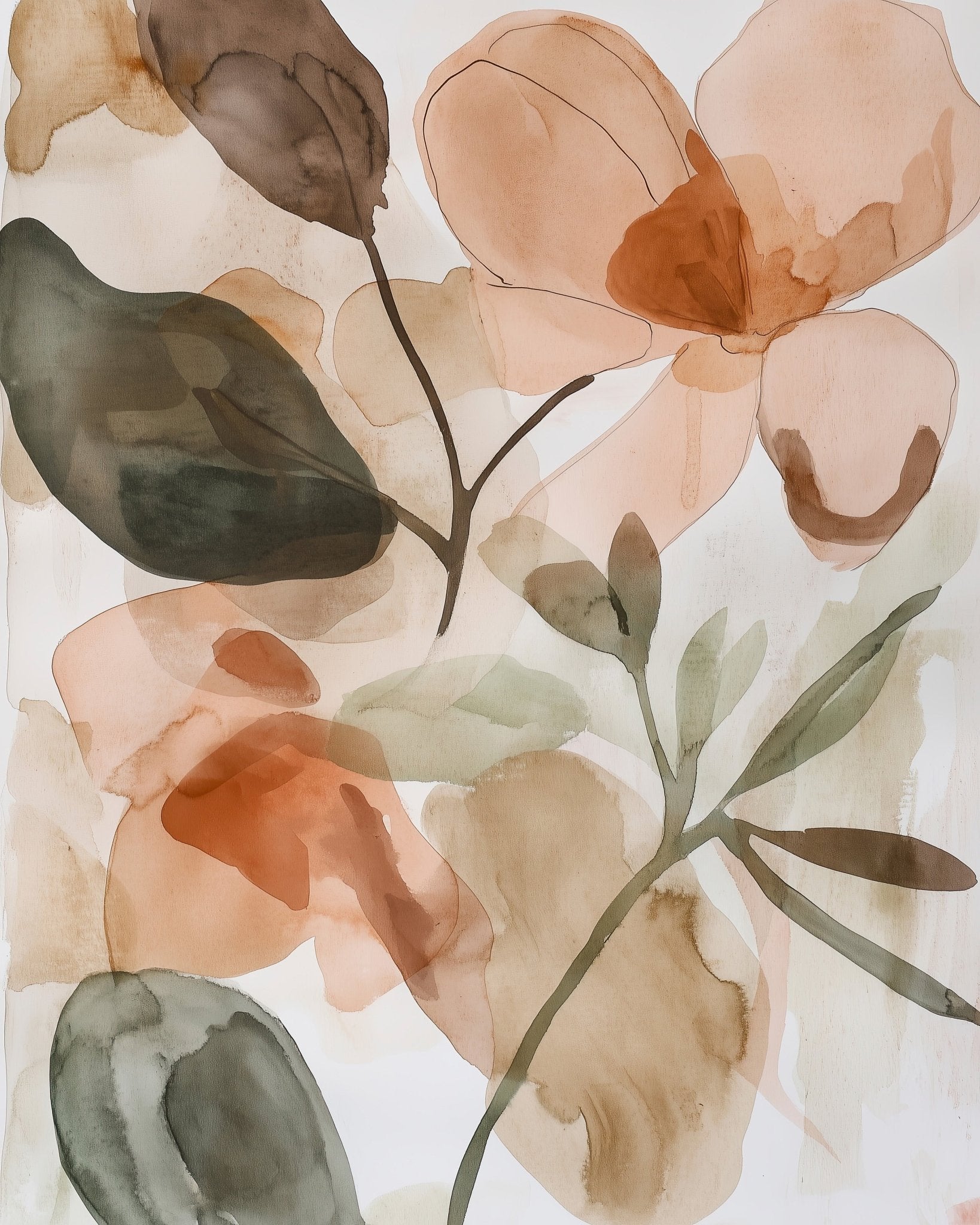 Earth Tone Floral