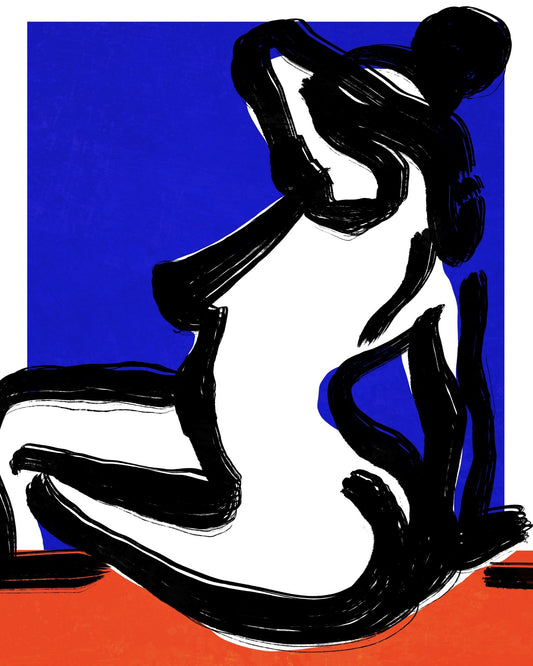 Abstract Seated Figure No2