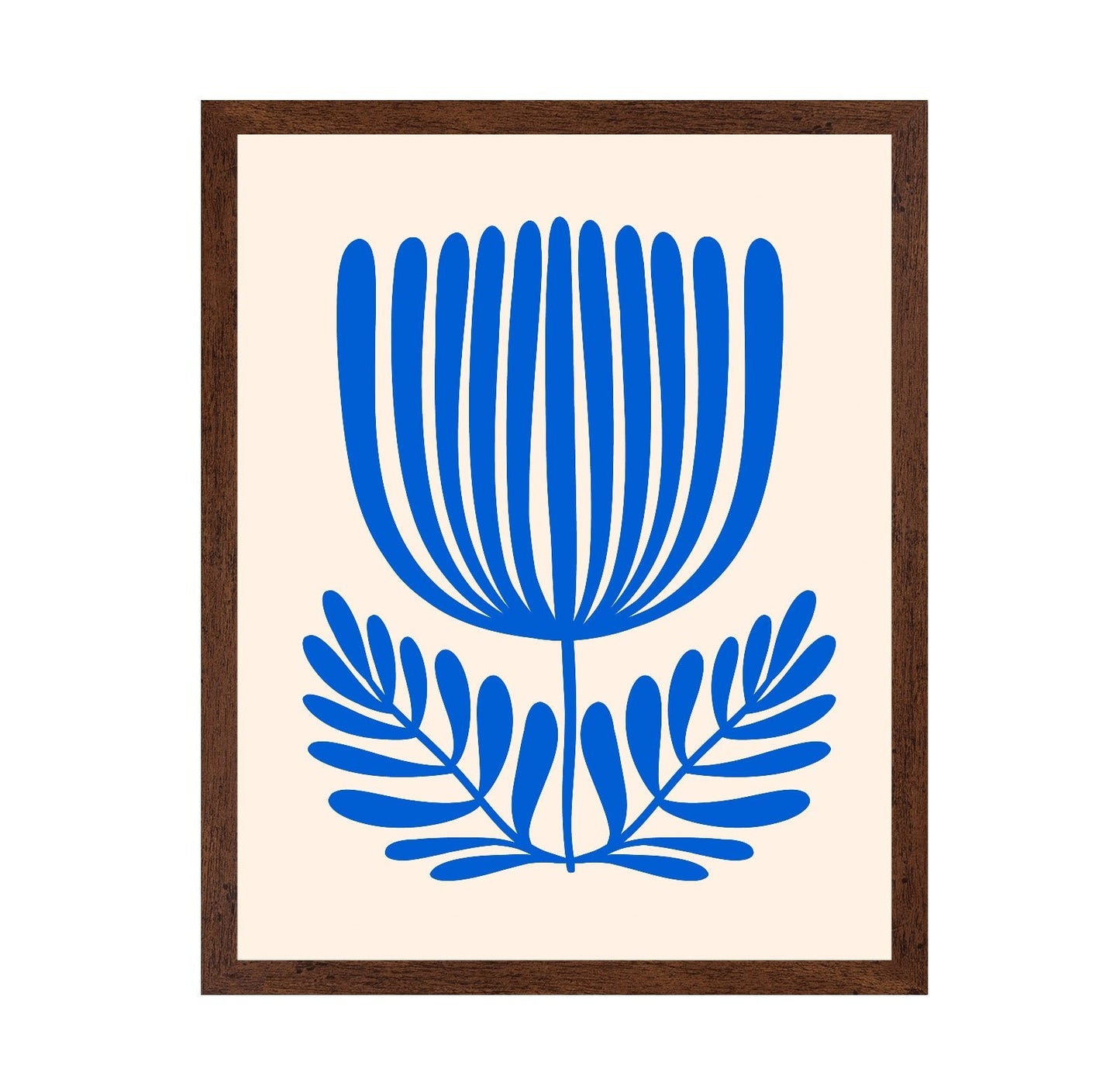 Blue Botanical Bloom No1