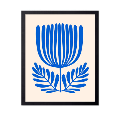 Blue Botanical Bloom No1