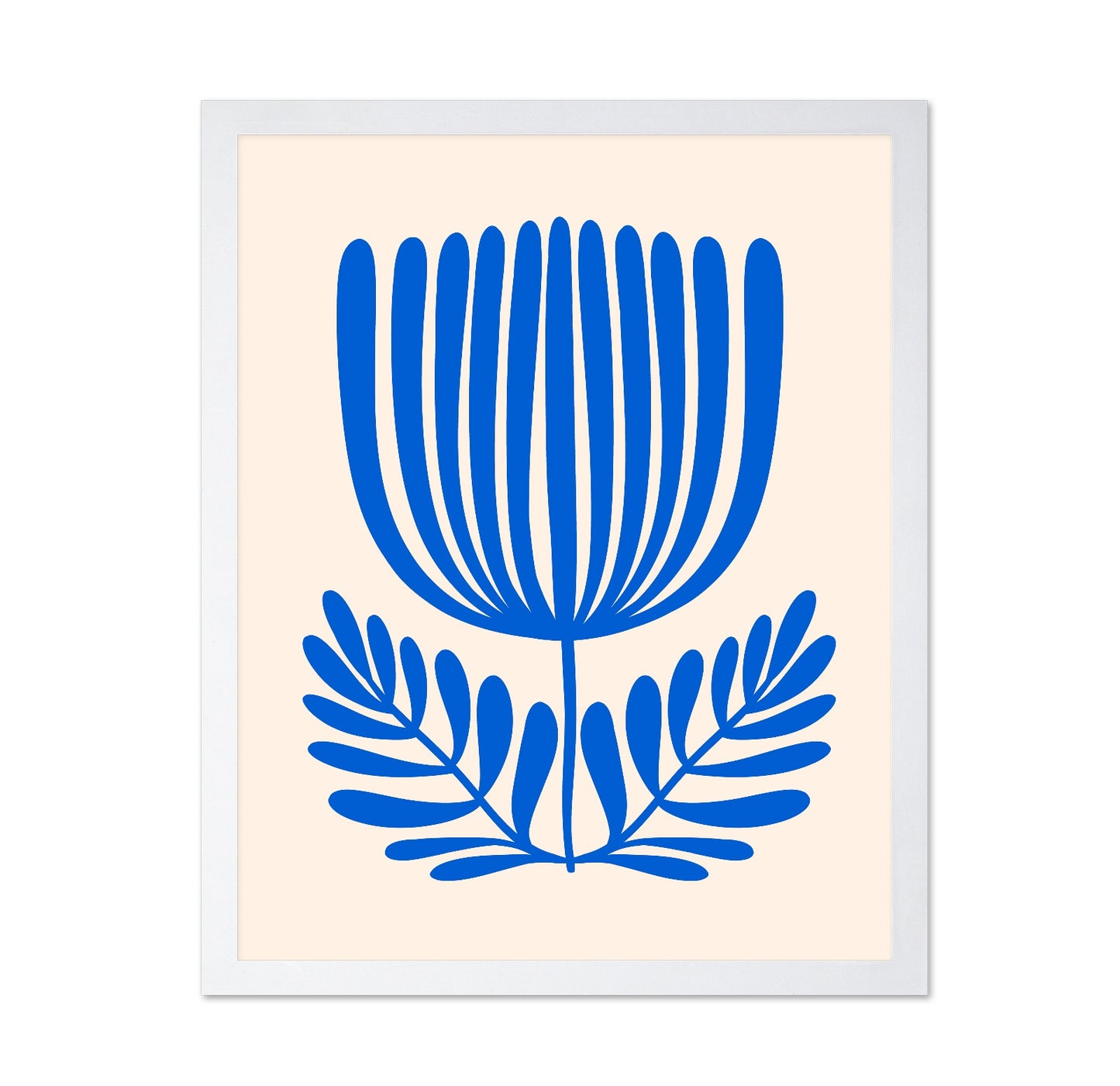 Blue Botanical Bloom No1