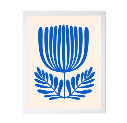 Blue Botanical Bloom No1