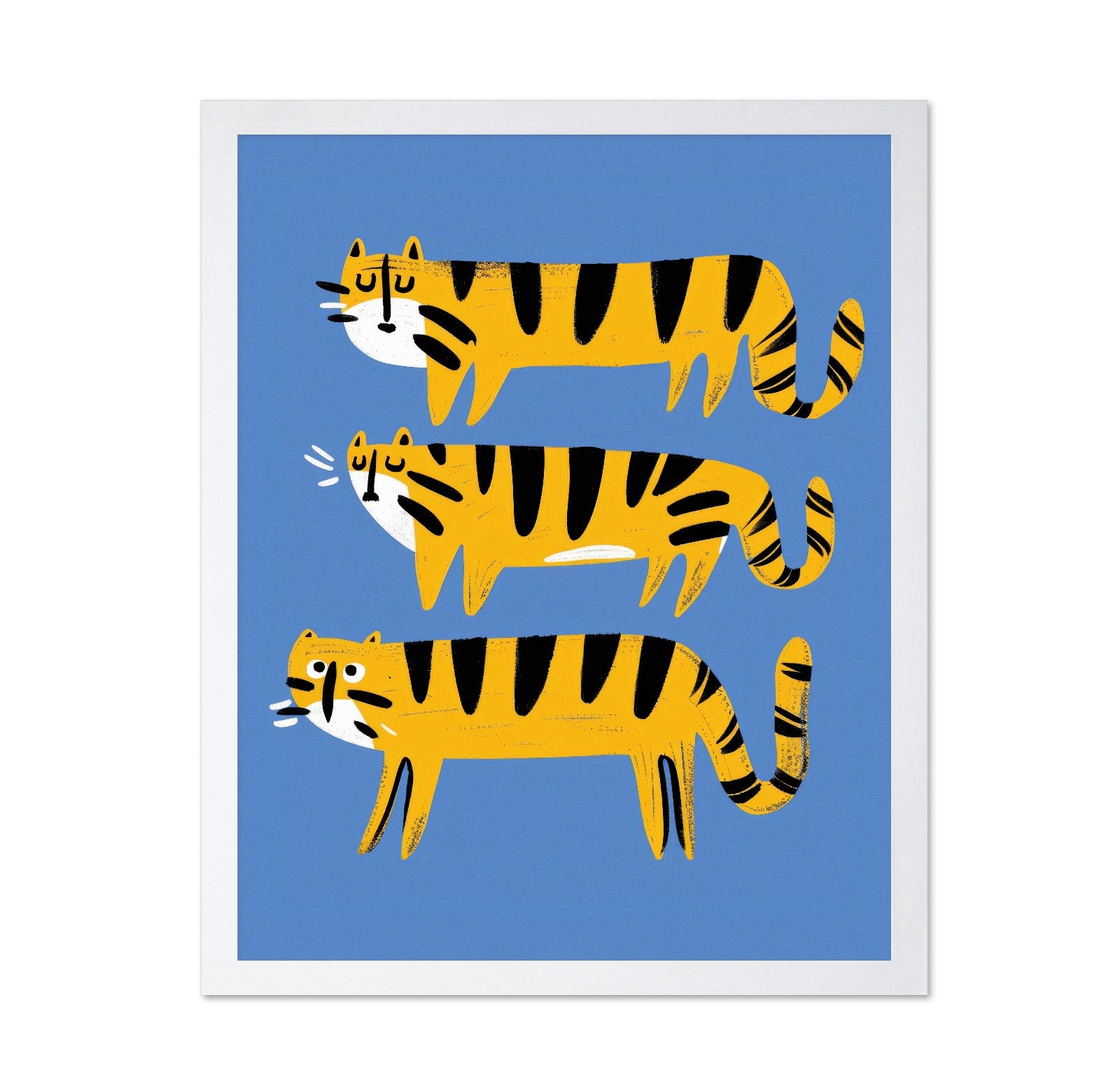 Playful Tiger Trio