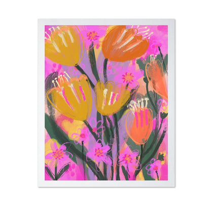 Vibrant Floral Garden No1