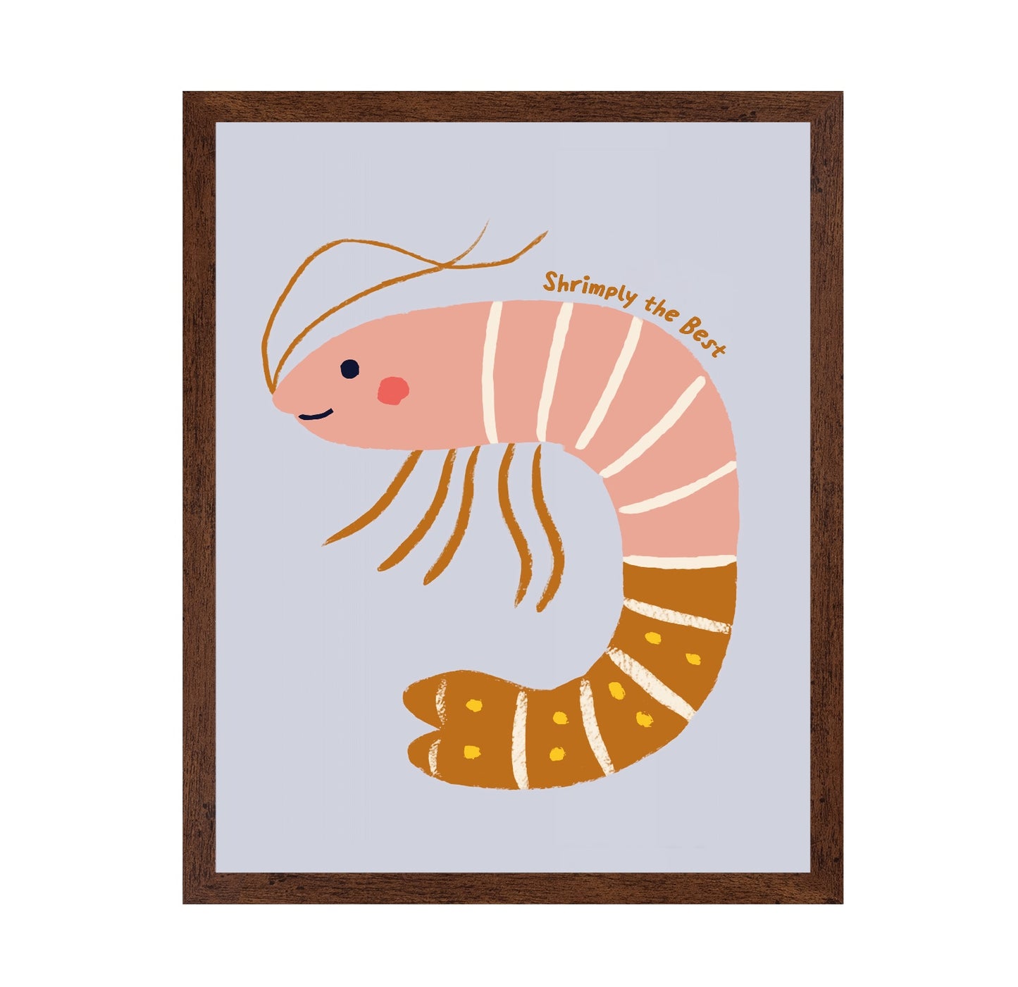 Cute Shrimp Illustration