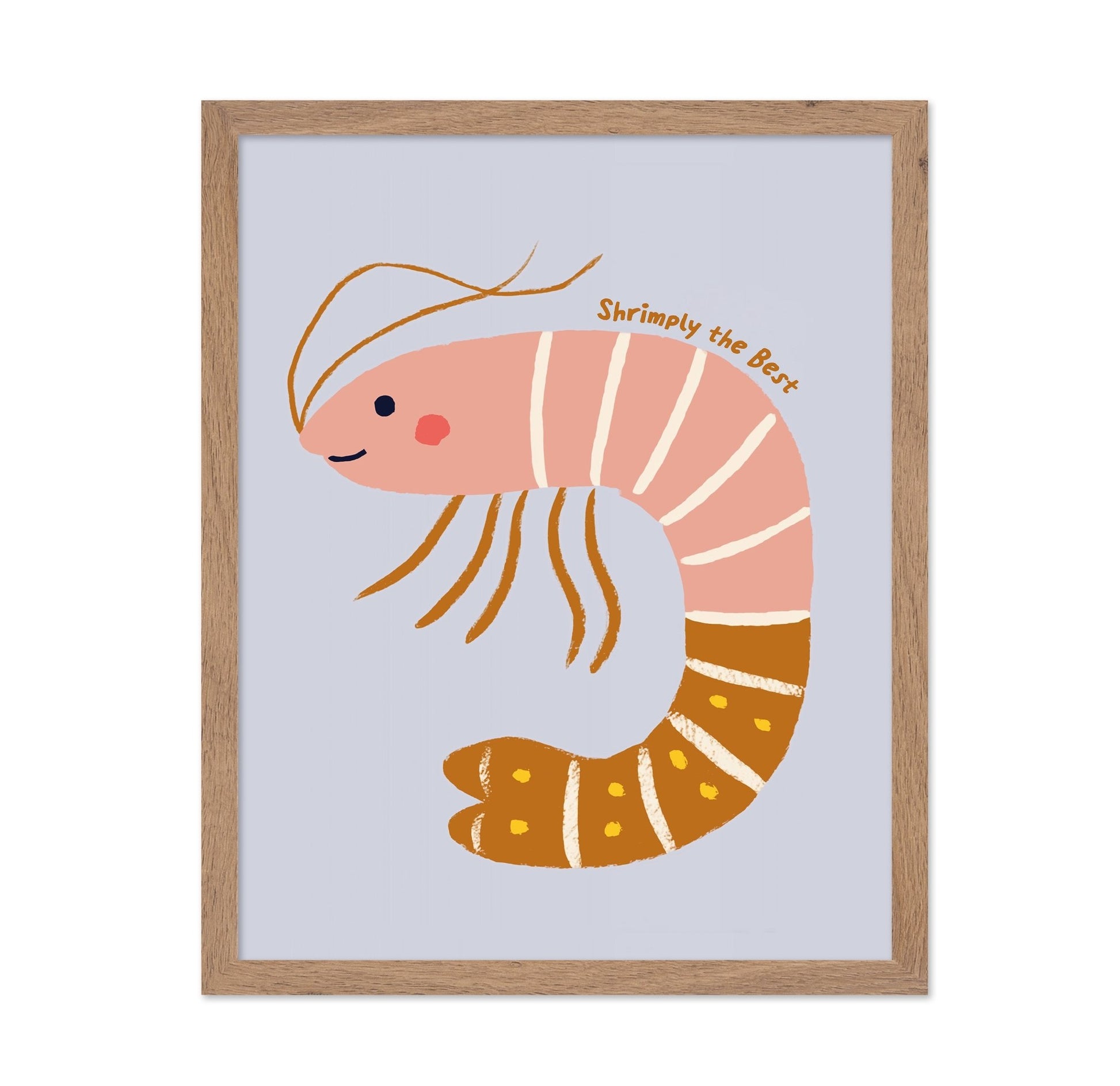 Cute Shrimp Illustration
