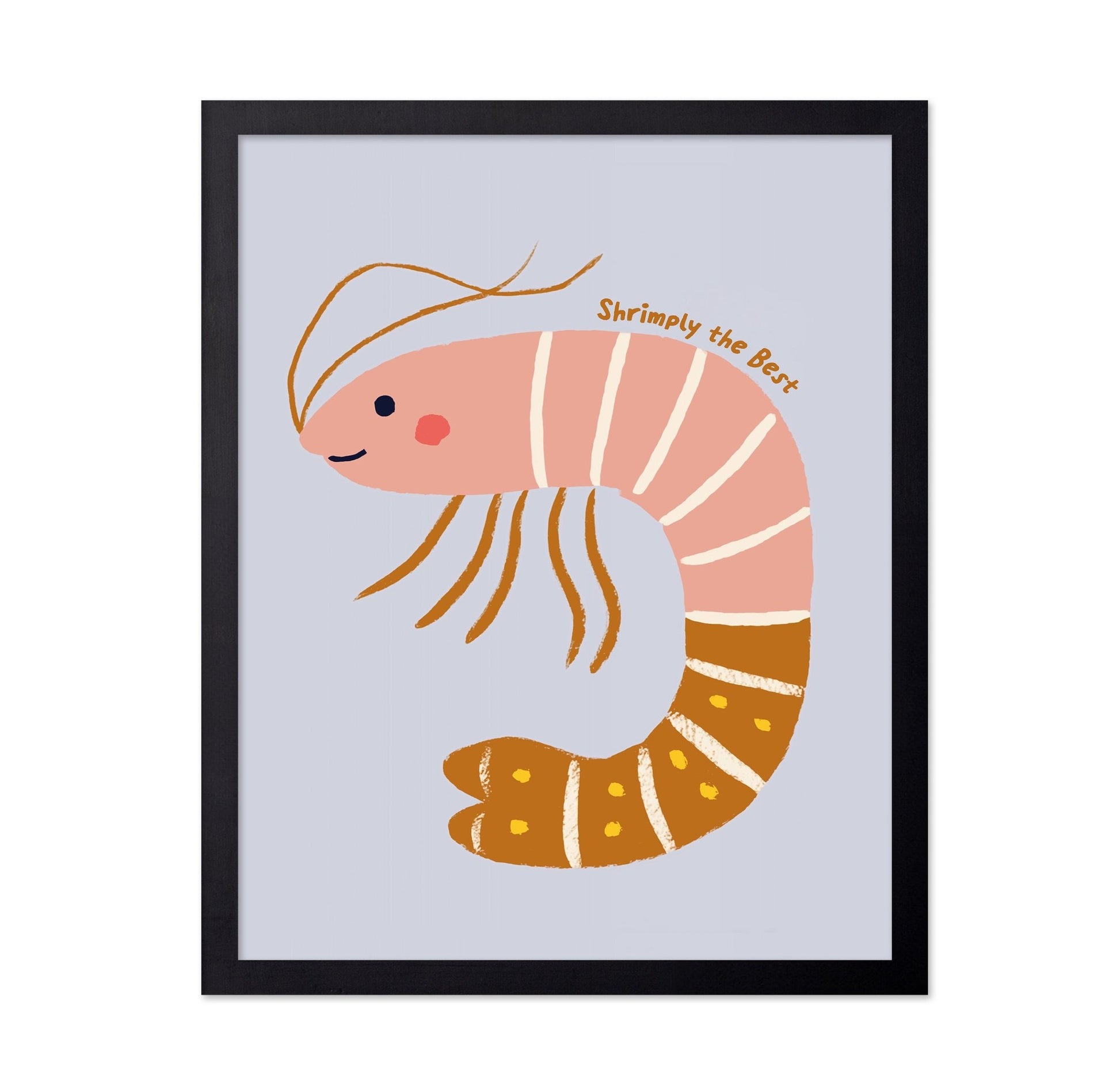 Cute Shrimp Illustration
