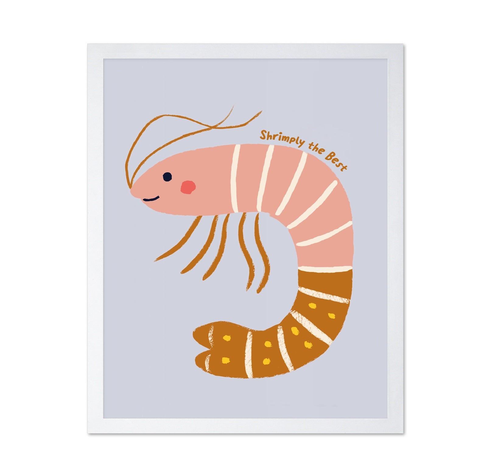 Cute Shrimp Illustration