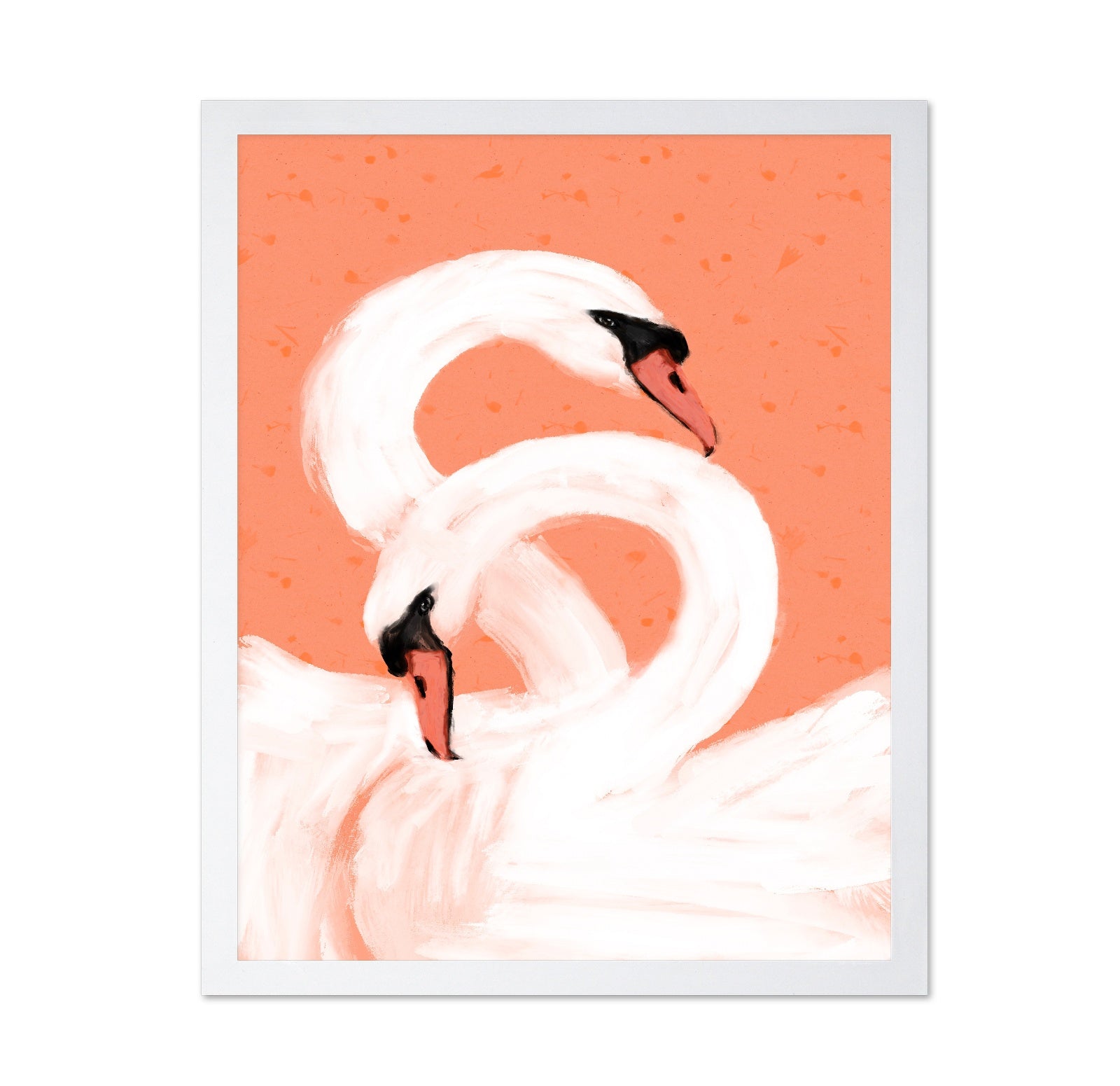 Swan Love Pair