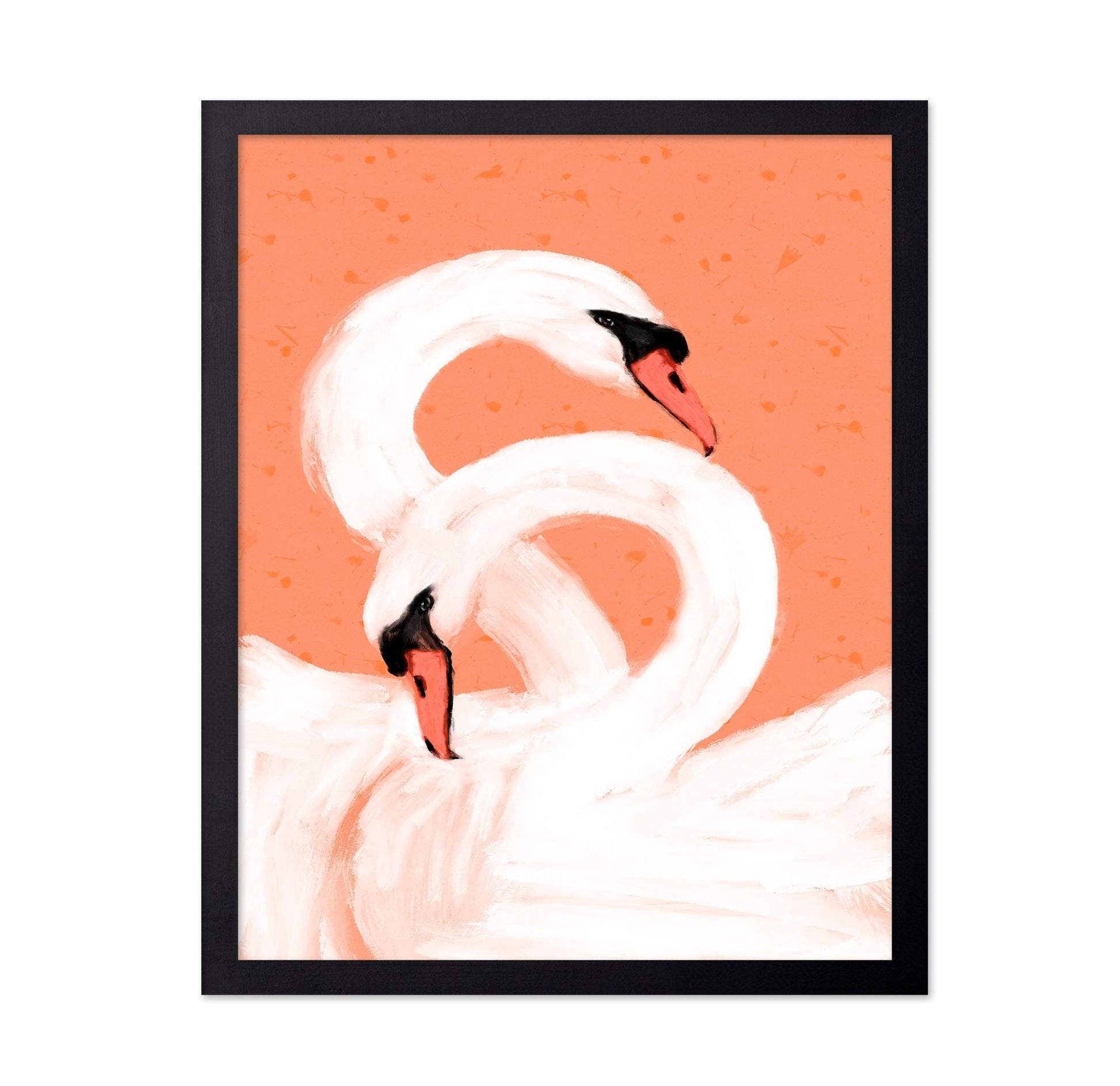 Swan Love Pair