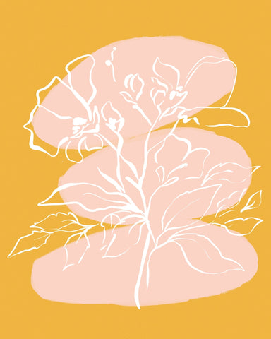 Minimal Floral Outline