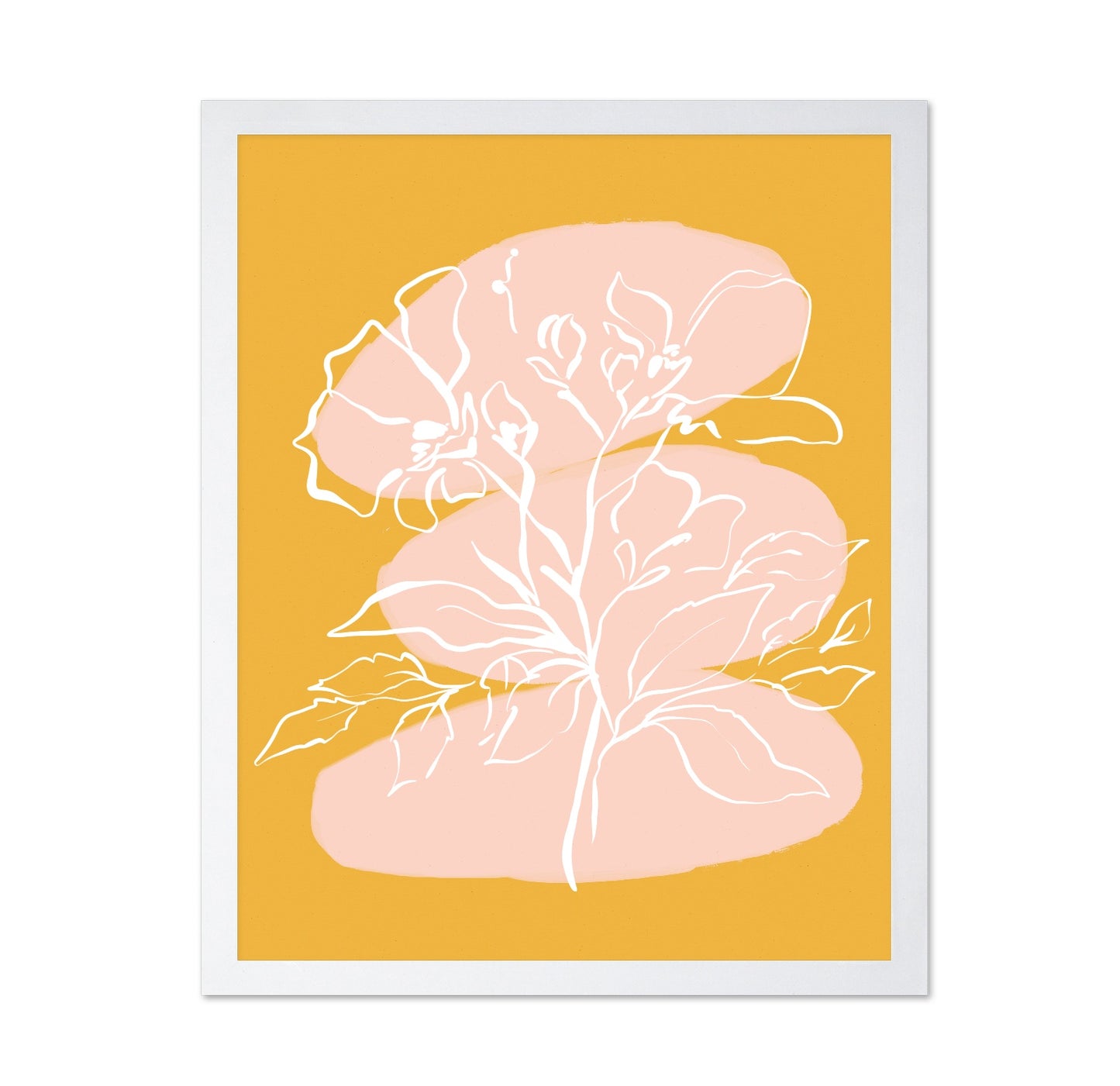 Minimal Floral Outline