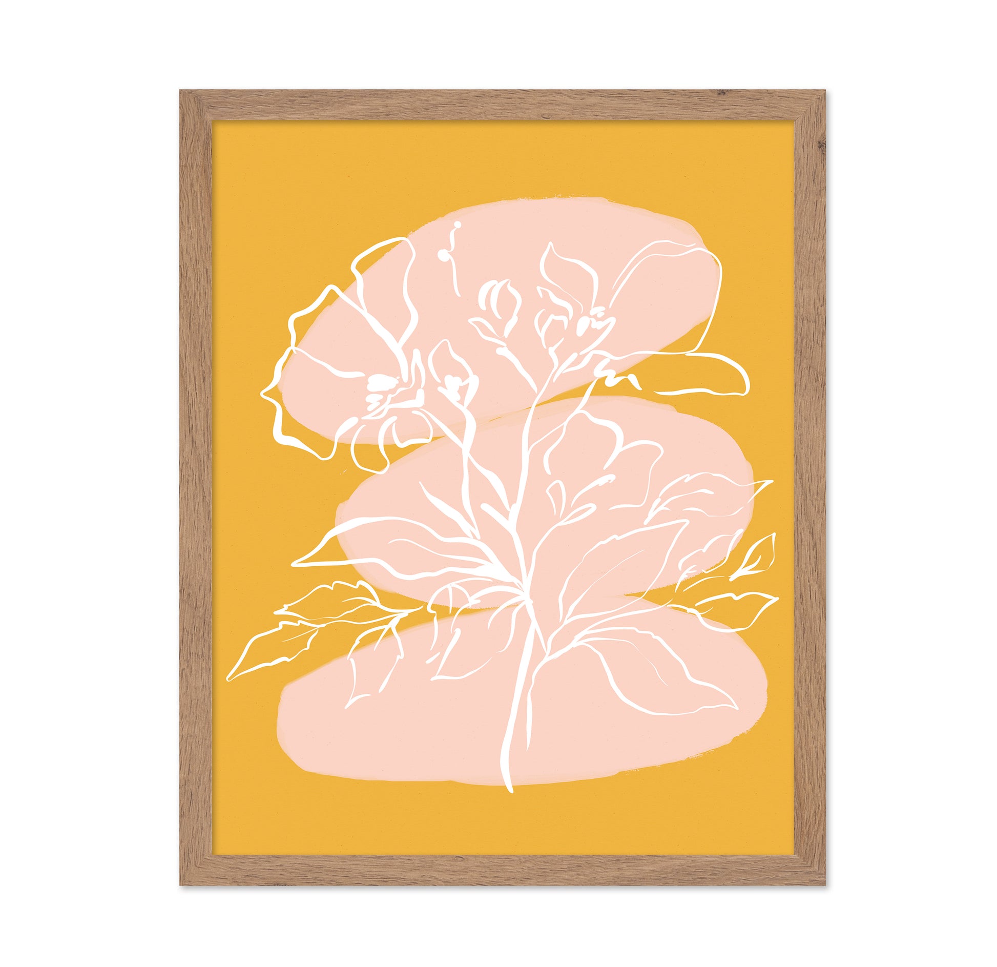 Minimal Floral Outline
