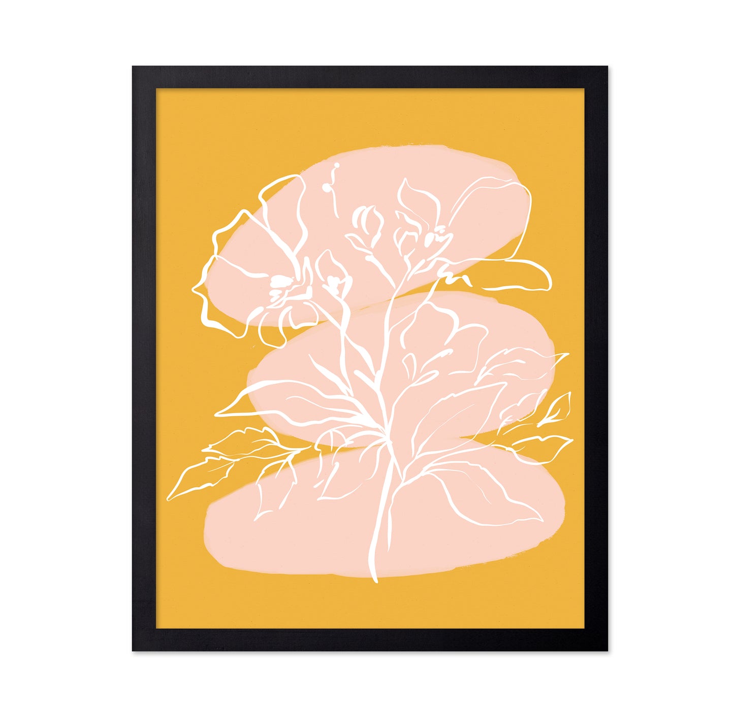 Minimal Floral Outline