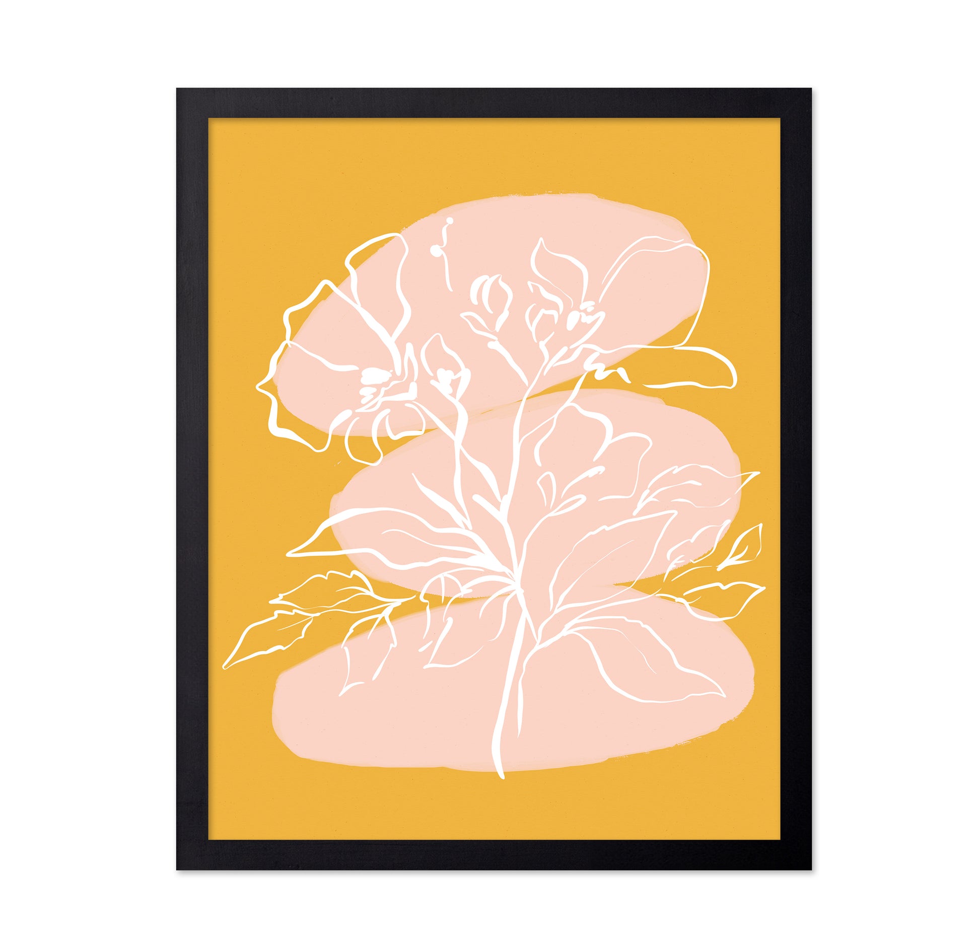 Minimal Floral Outline