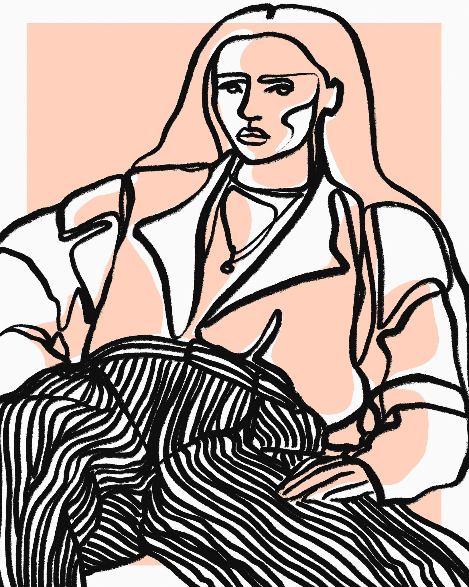 Modern Woman Sketch