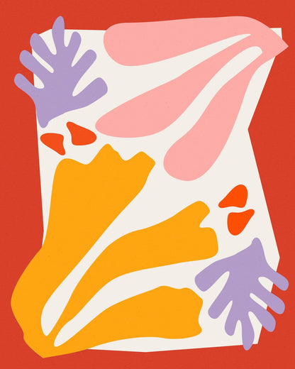 Colorful Organic Shapes No2