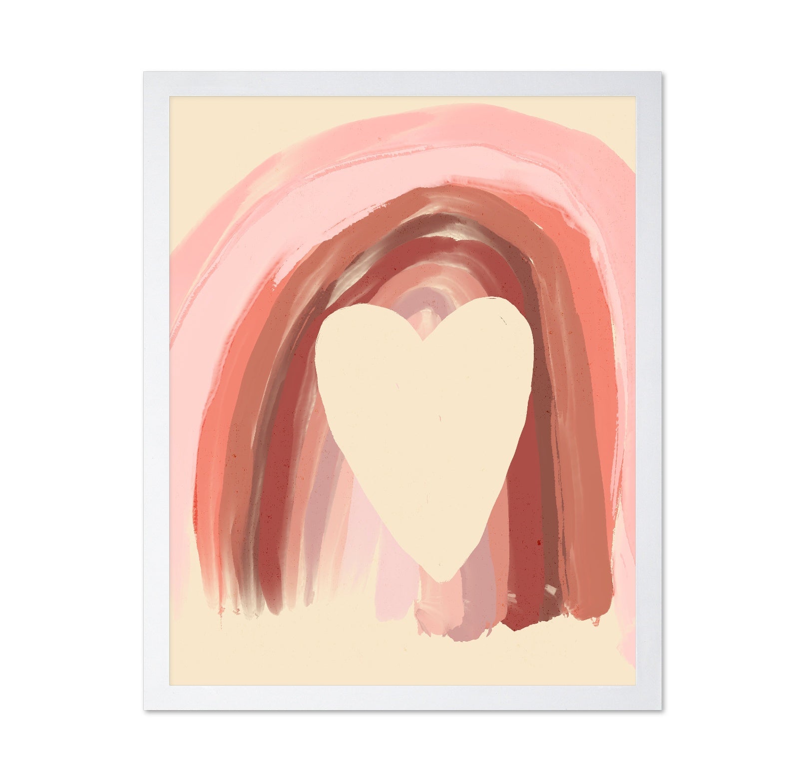 Rainbow Heart Love