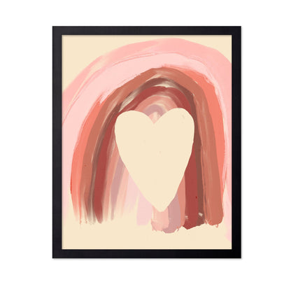 Rainbow Heart Love