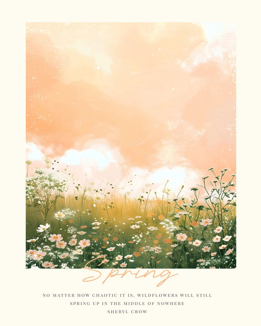 Spring Wildflower Field
