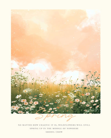 Spring Wildflower Field