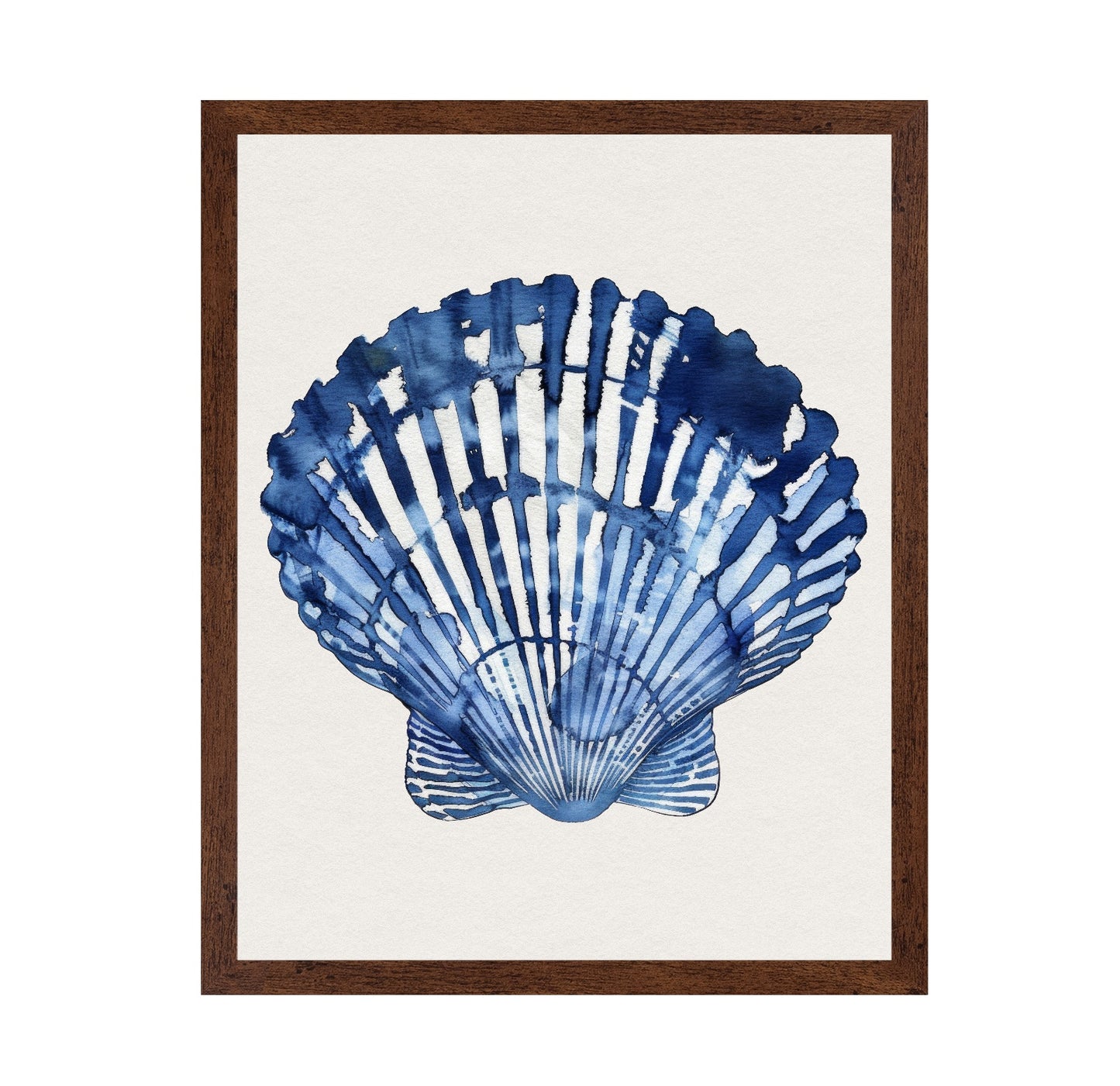 Blue Seashell Study