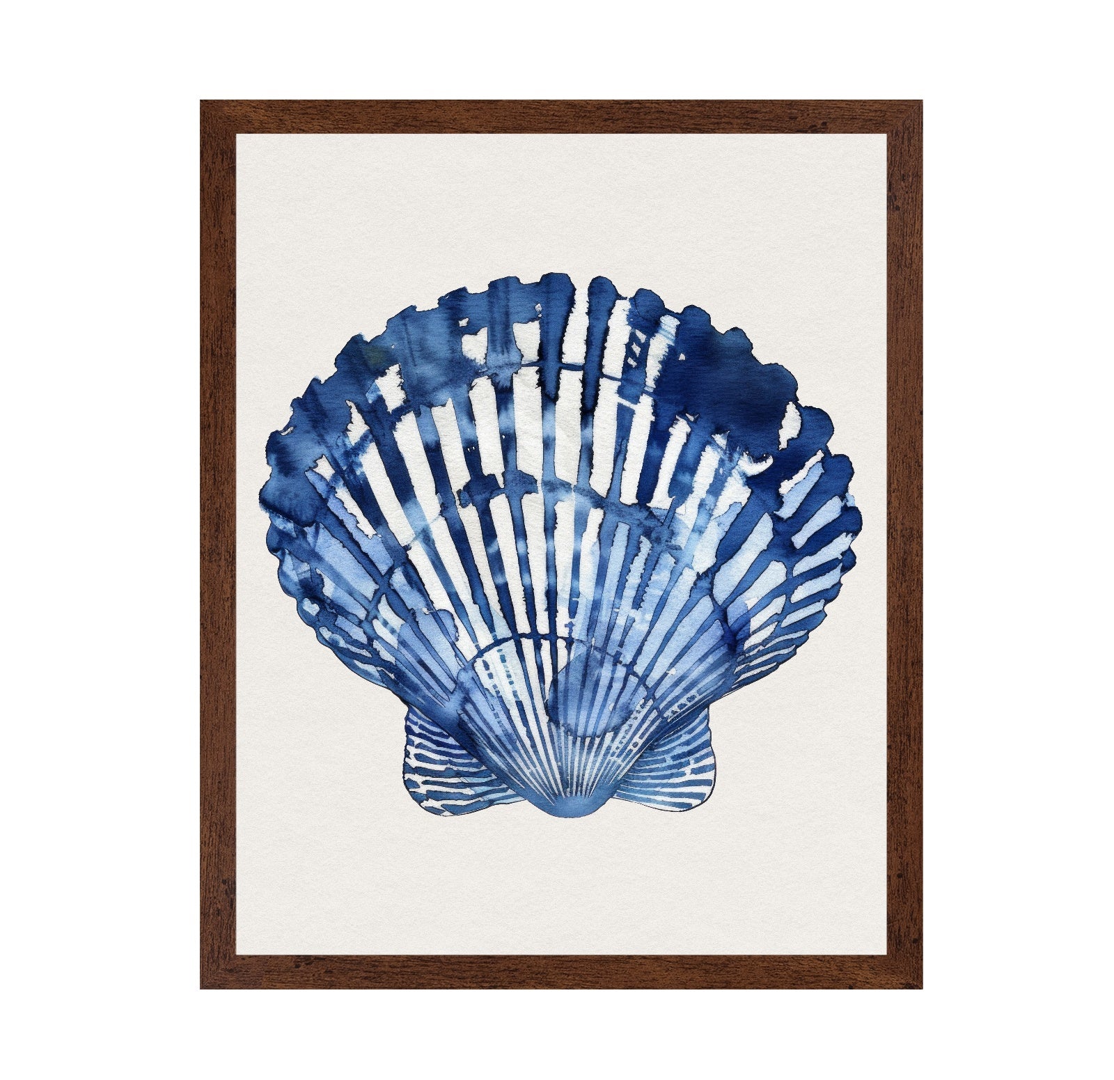 Blue Seashell Study
