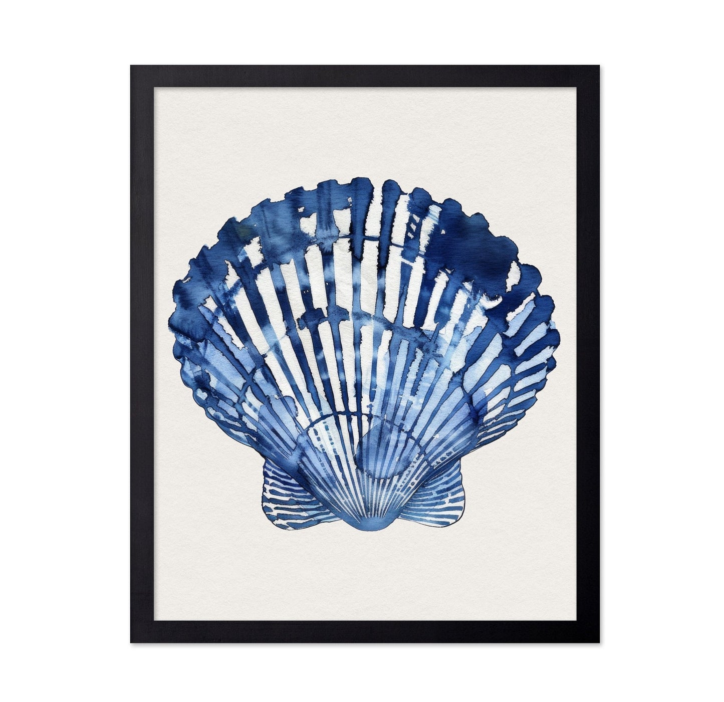 Blue Seashell Study