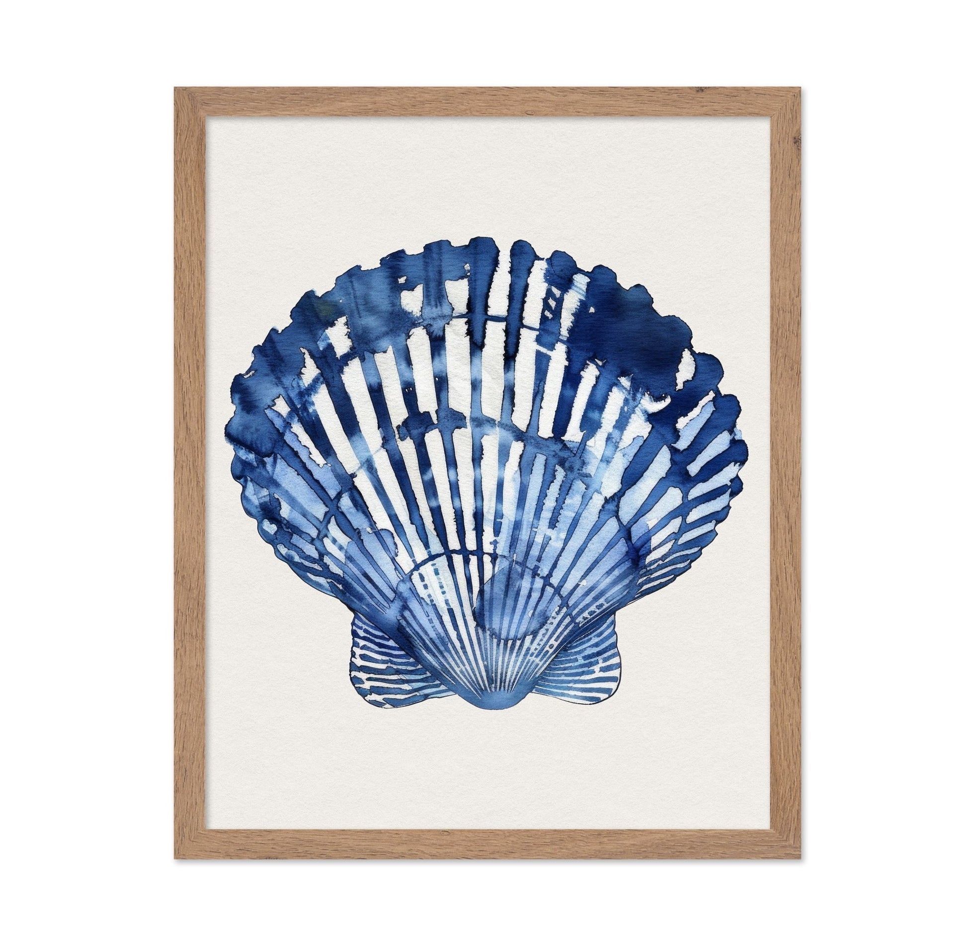 Blue Seashell Study