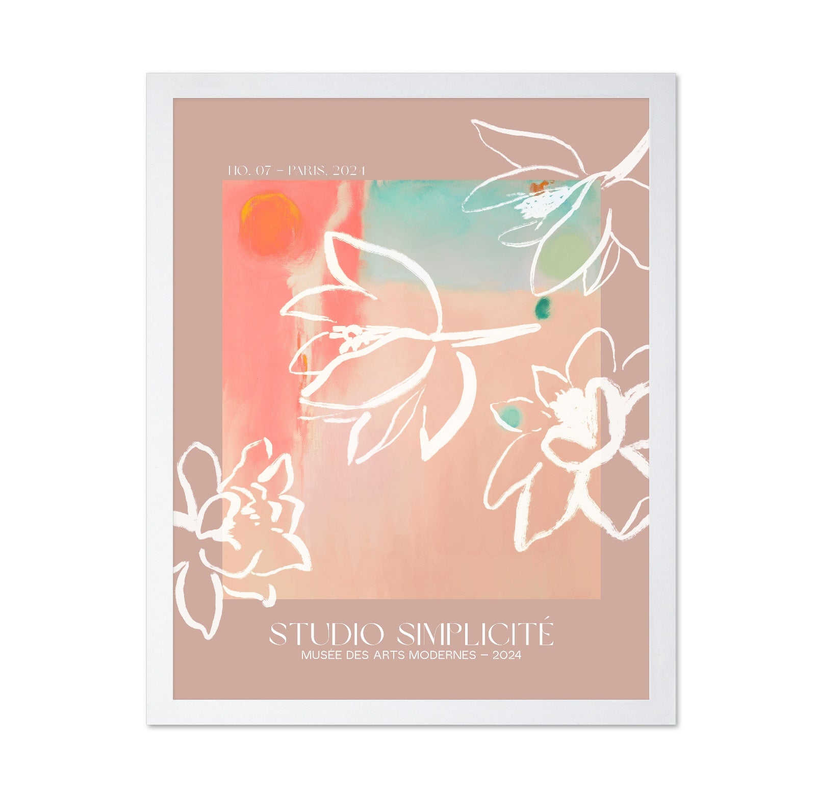 Soft Floral Sunset