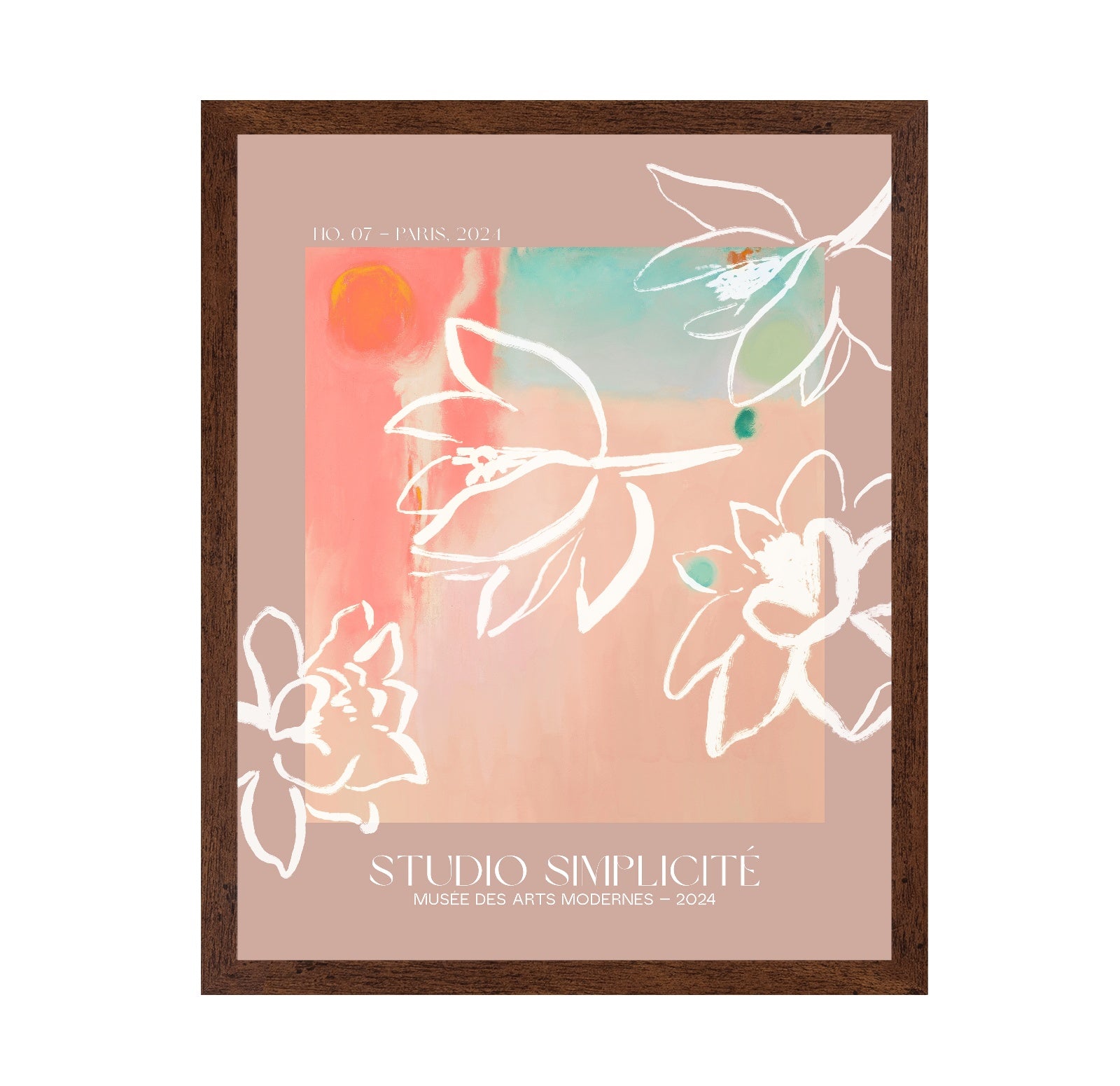 Soft Floral Sunset