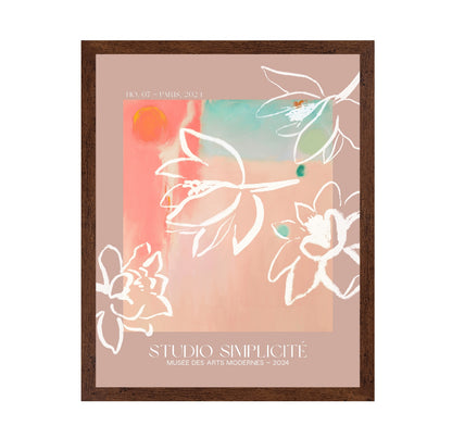 Soft Floral Sunset