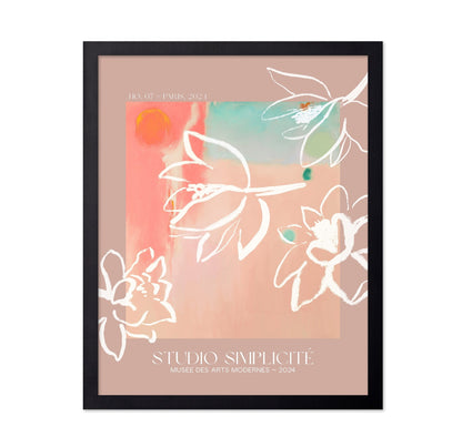 Soft Floral Sunset