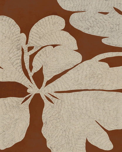 Textured Leaf Pattern