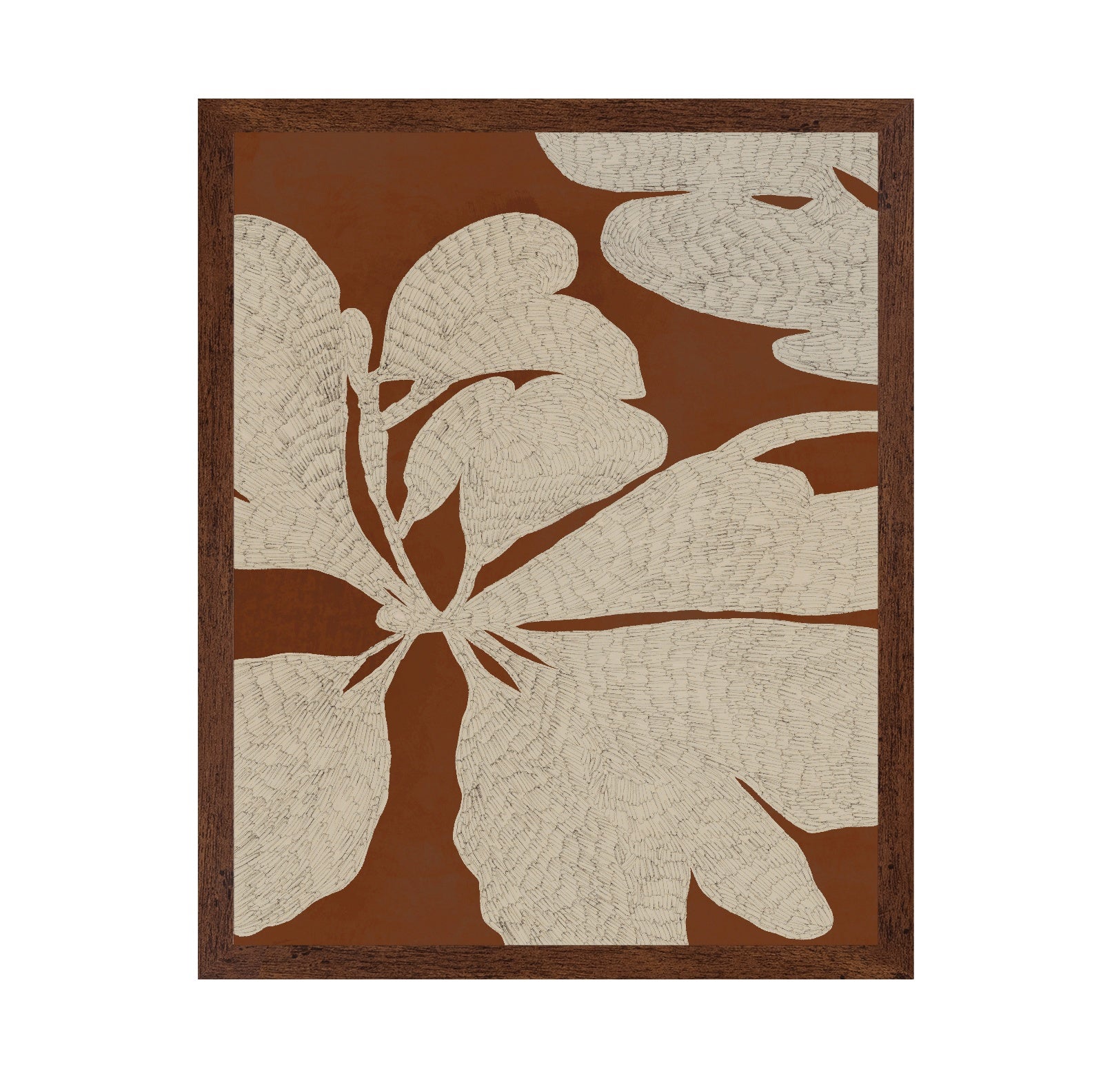 Textured Leaf Pattern