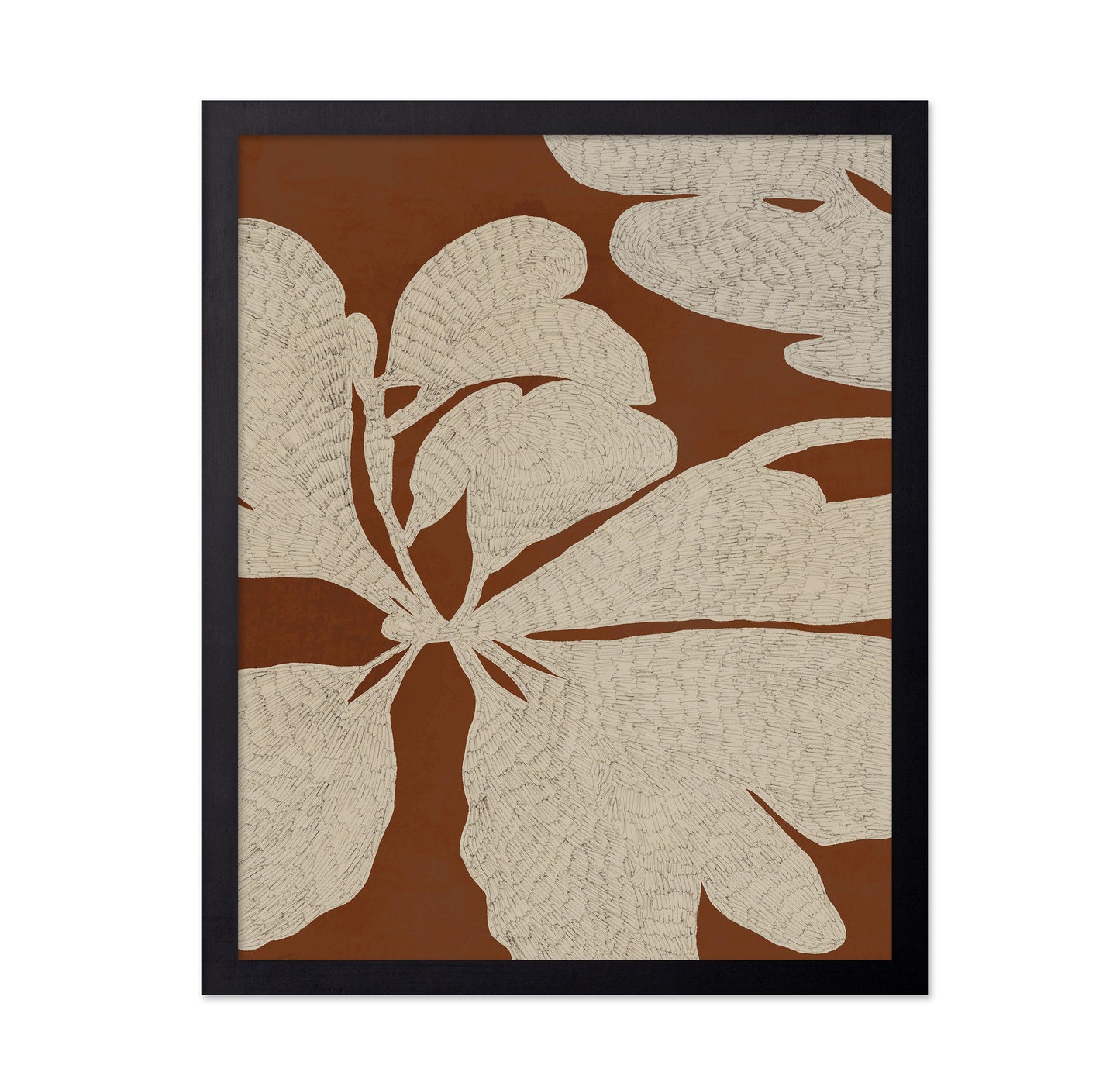 Textured Leaf Pattern