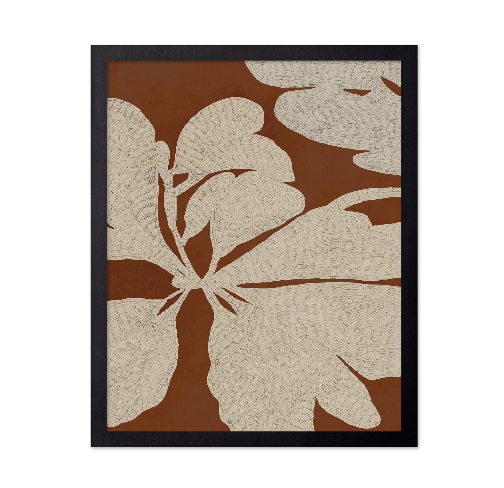 Textured Leaf Pattern