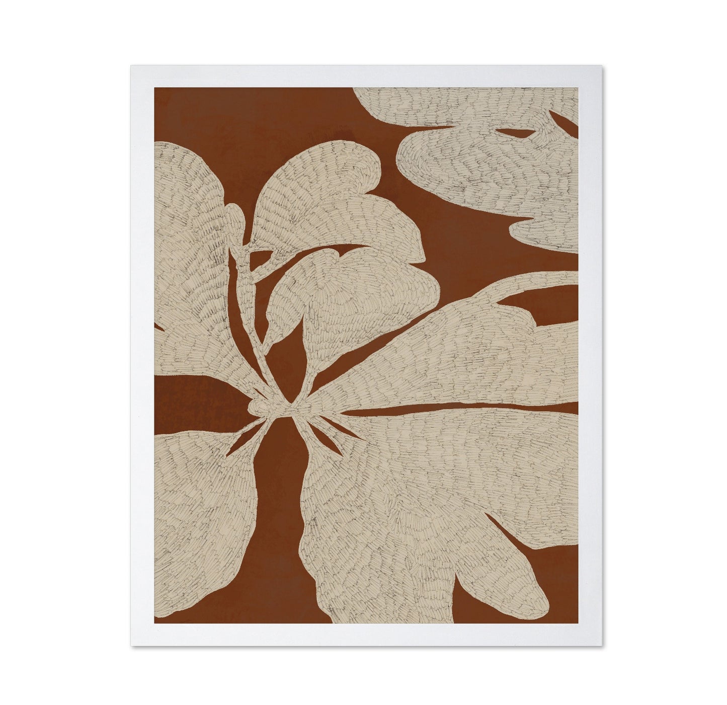 Textured Leaf Pattern