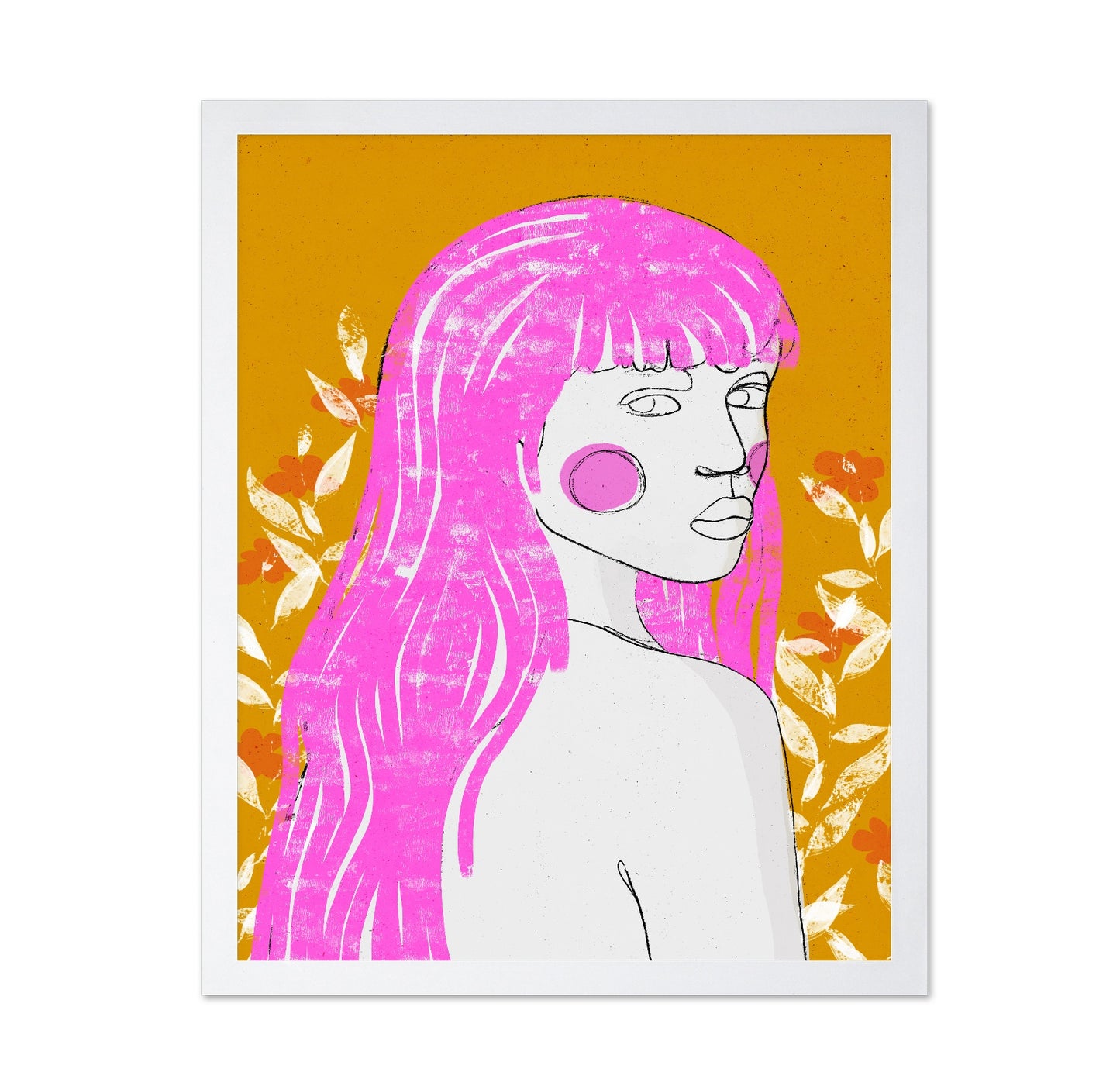 Pink Hair Portrait No1