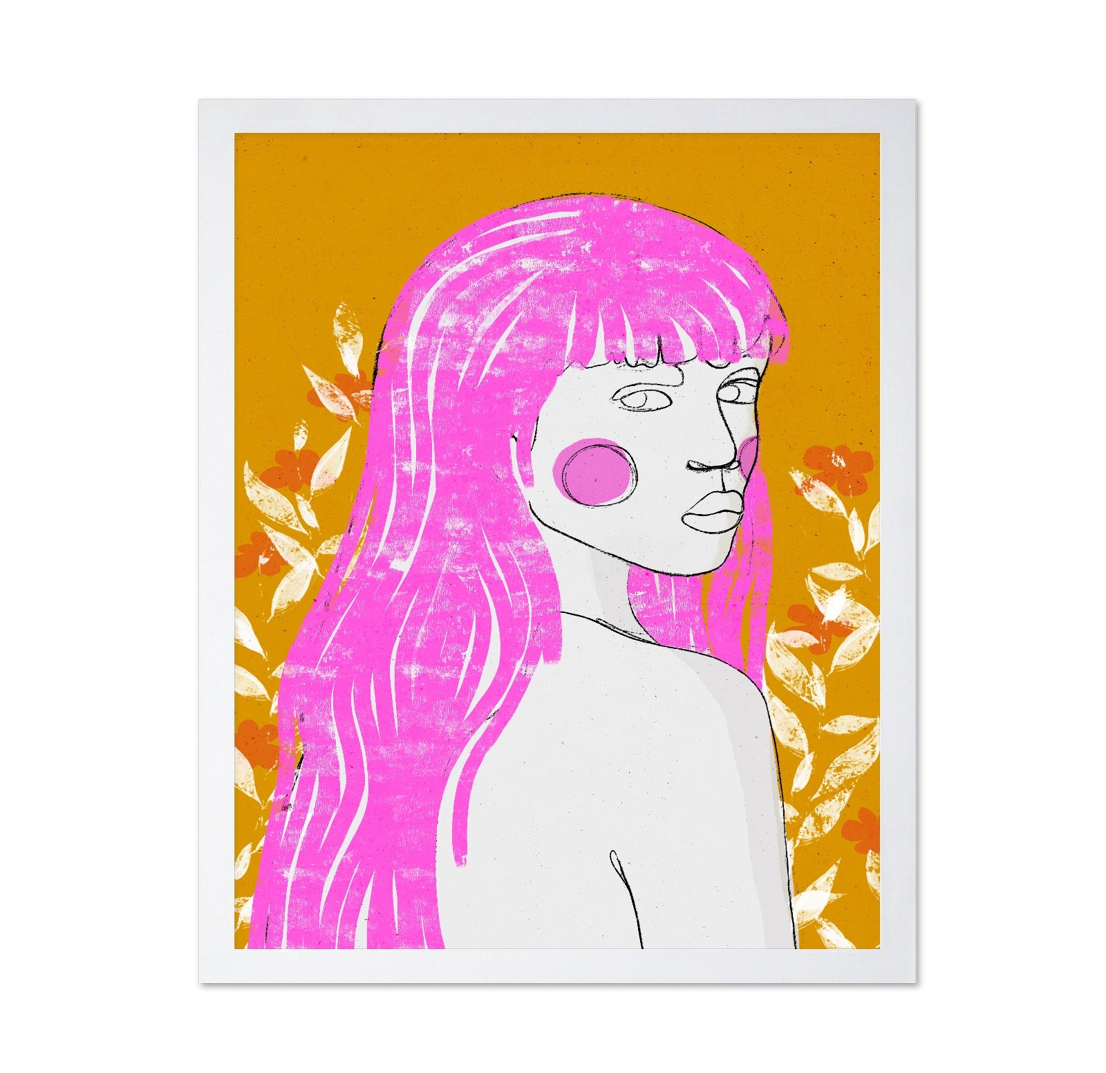 Pink Hair Portrait No1