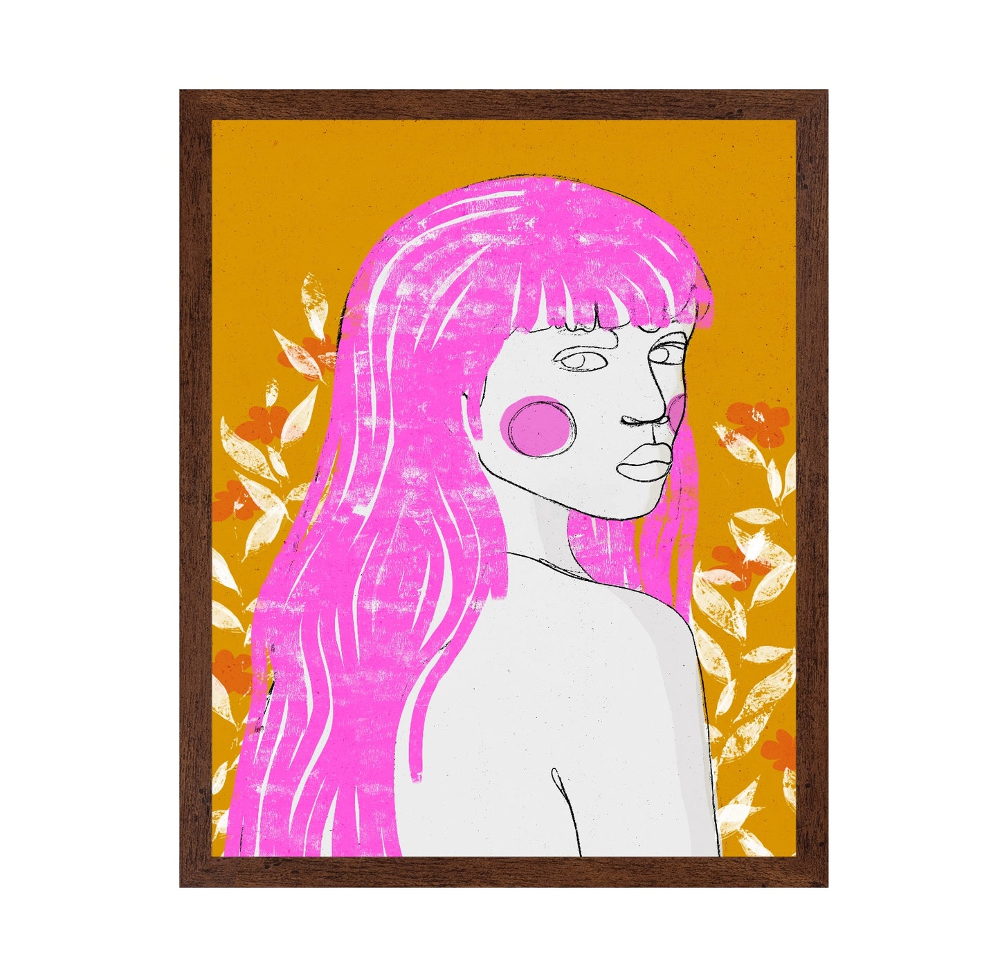 Pink Hair Portrait No1