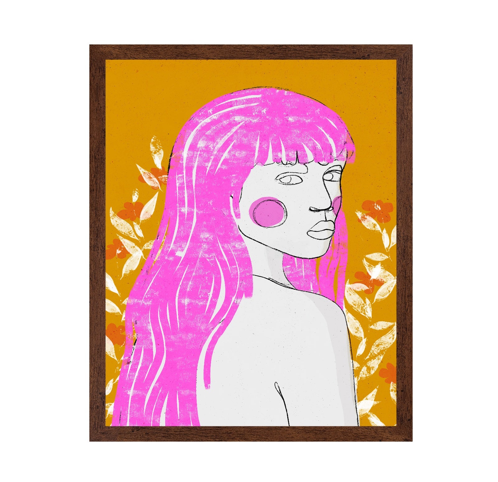 Pink Hair Portrait No1