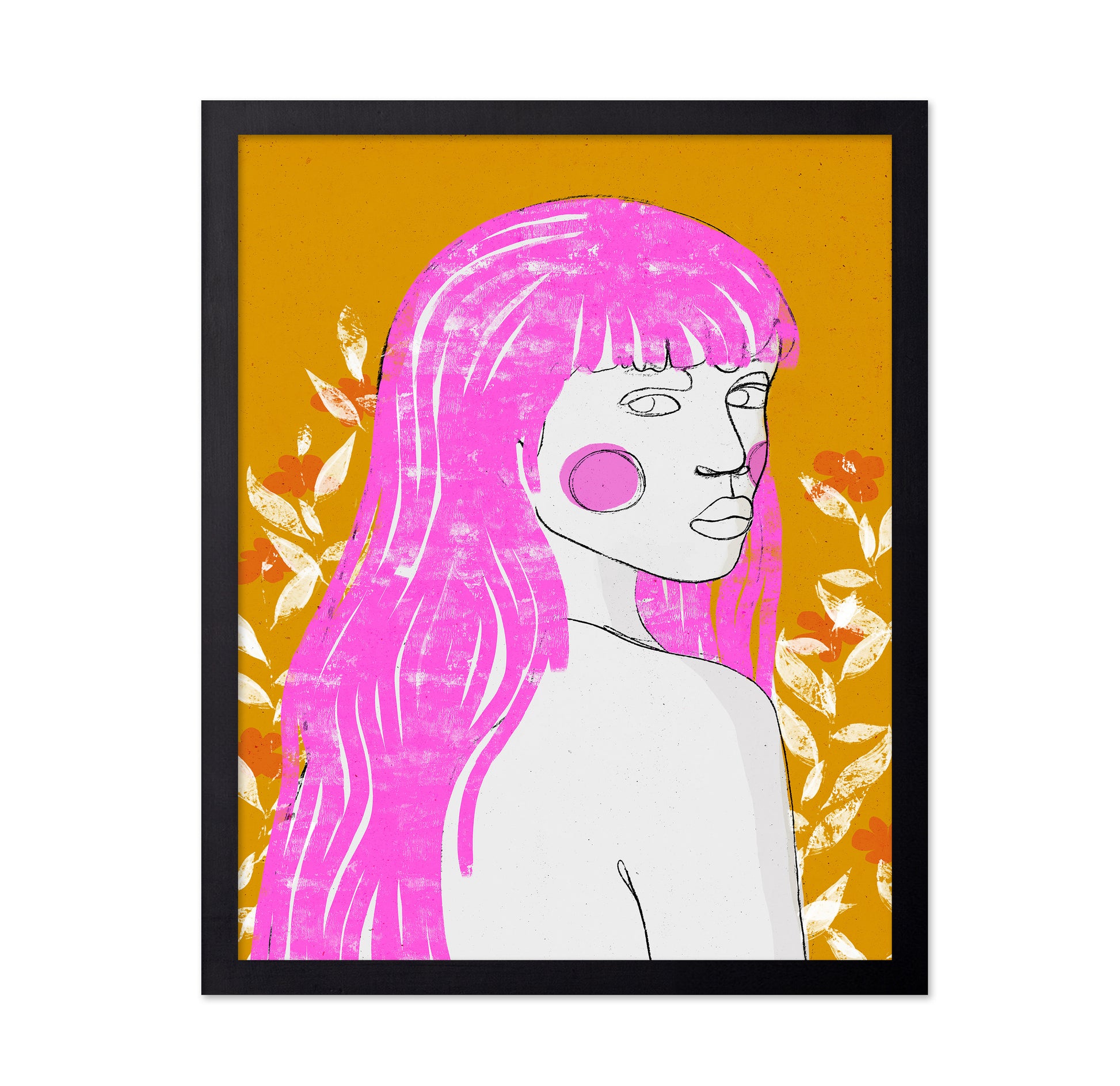 Pink Hair Portrait No1