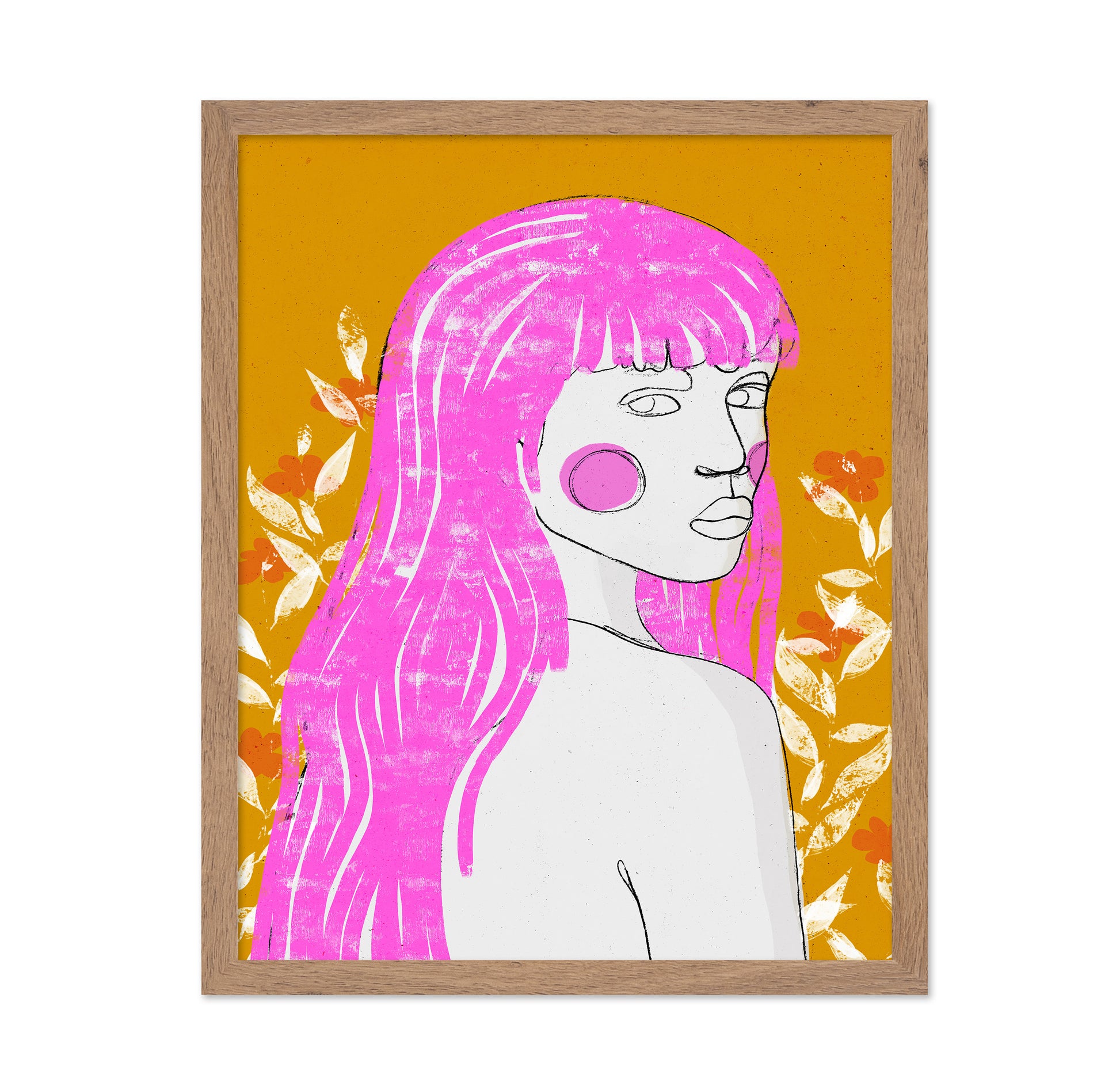 Pink Hair Portrait No1