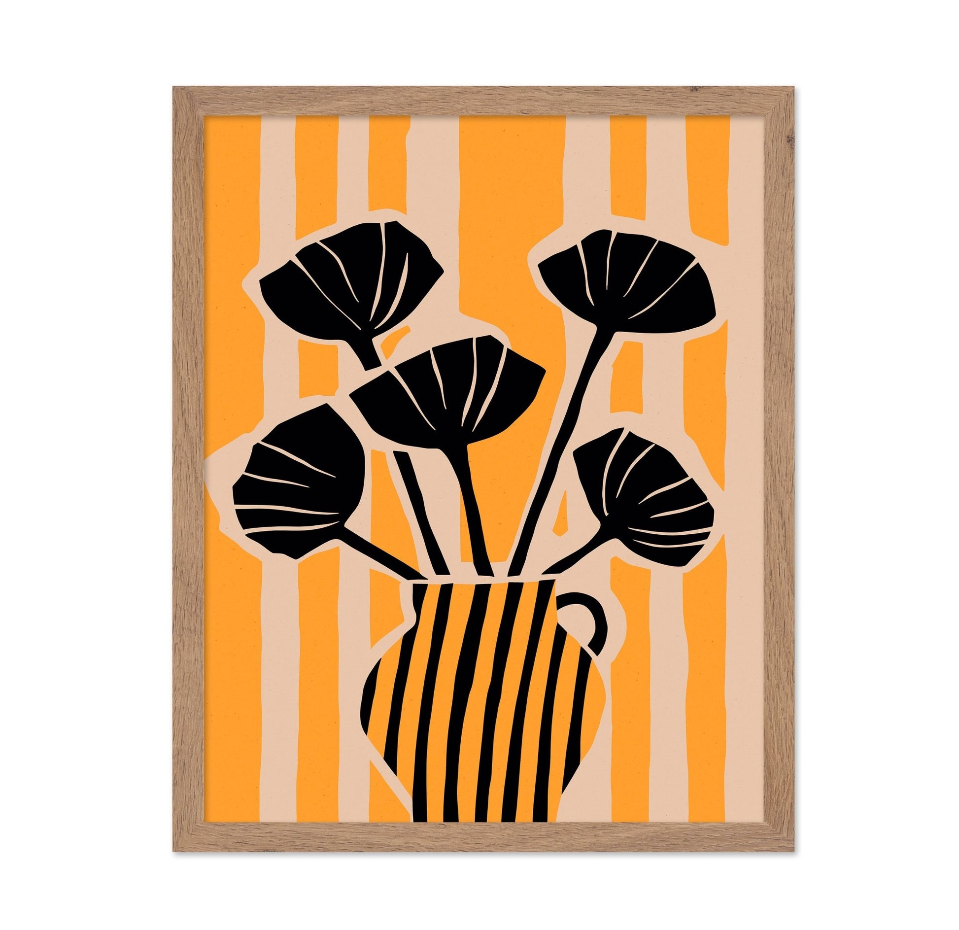 Bold Floral Silhouette No2