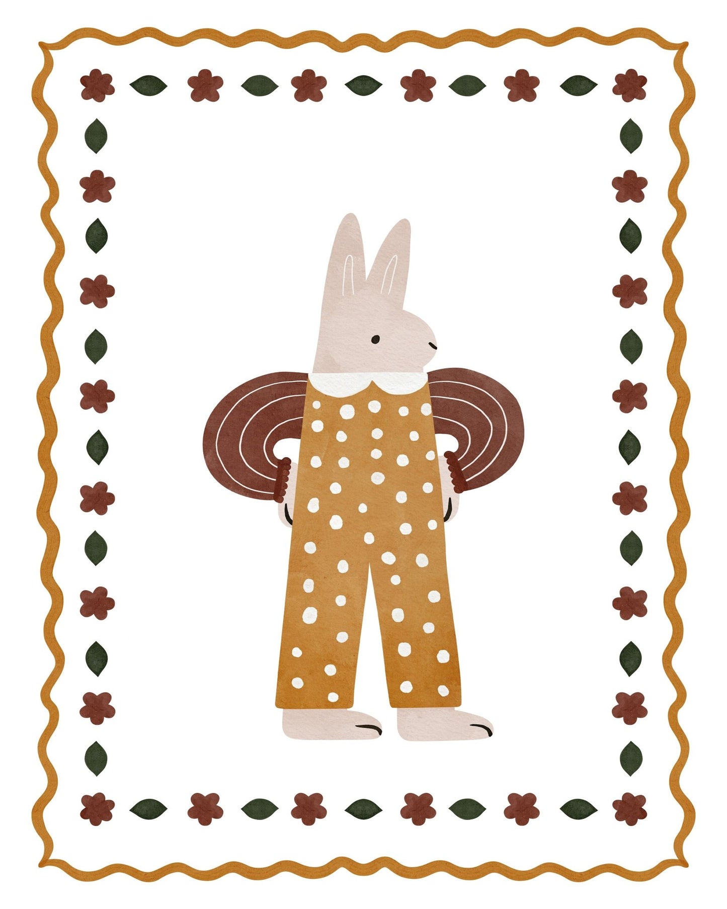 Bunny in Overalls