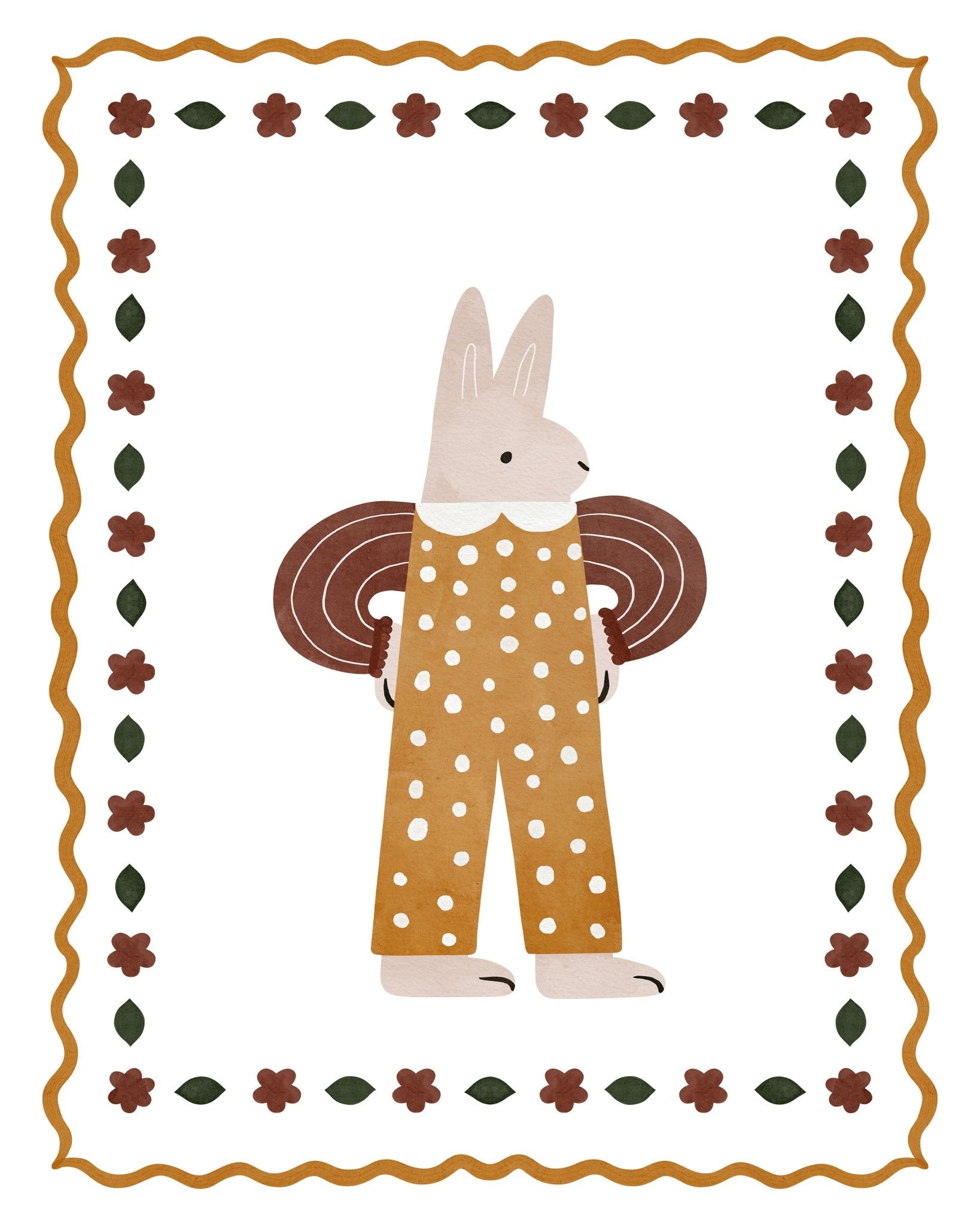 Bunny in Overalls
