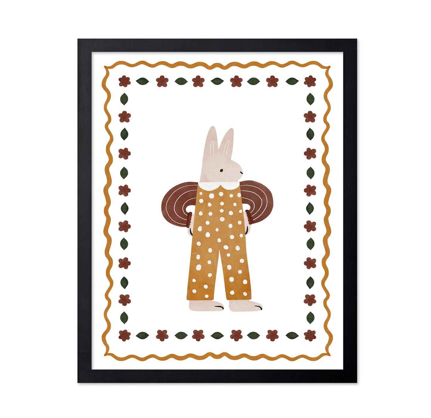 Bunny in Overalls