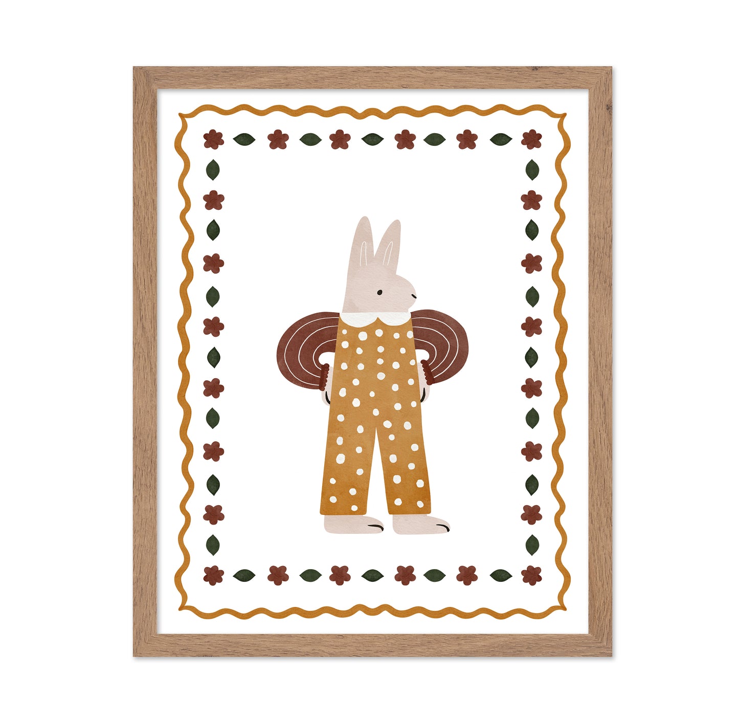 Bunny in Overalls
